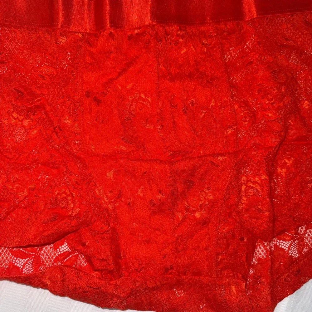 Cosabella Never Say Never Form Classic Trunk Lace Red‎ Men's NWT Size XL